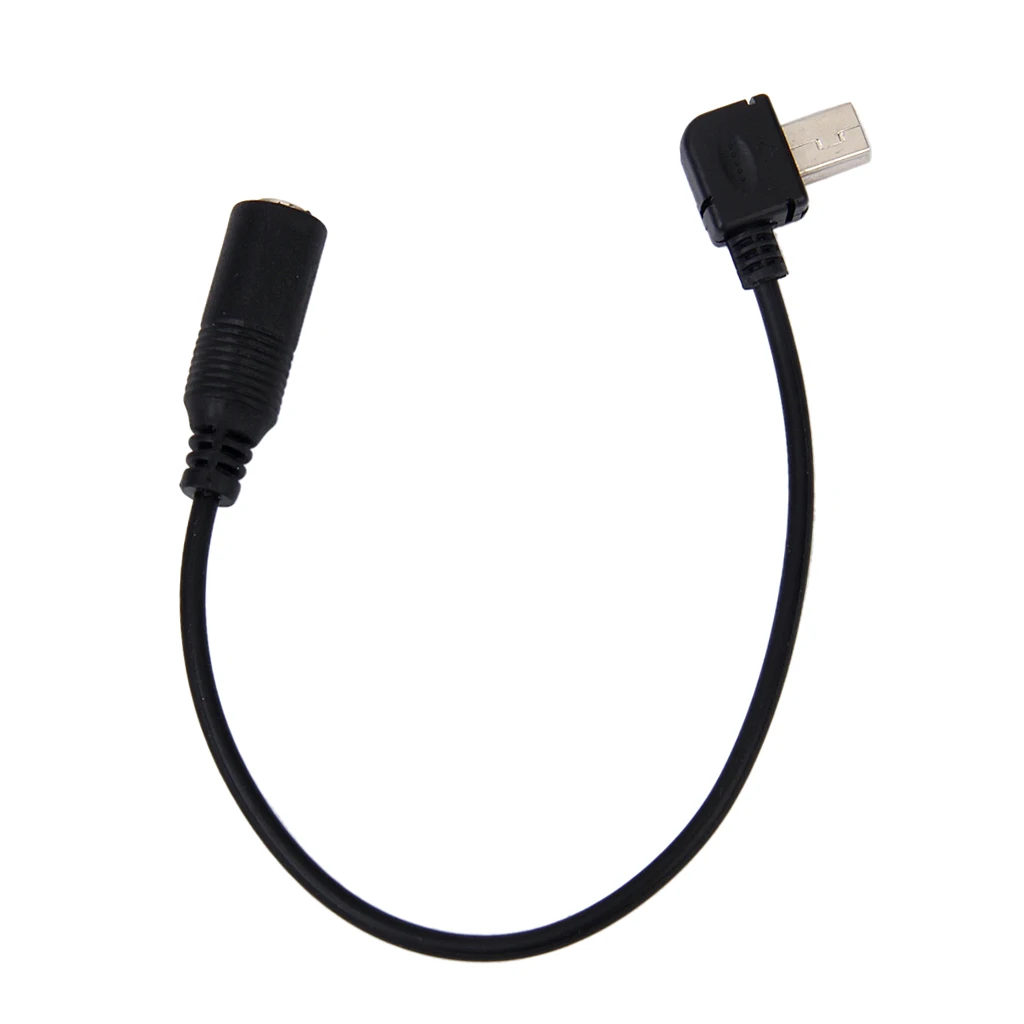 Mini USB to 3.5mm Microphone Mic Adapter Cable Cord for Gopro Hero 4/ 3/ 3+