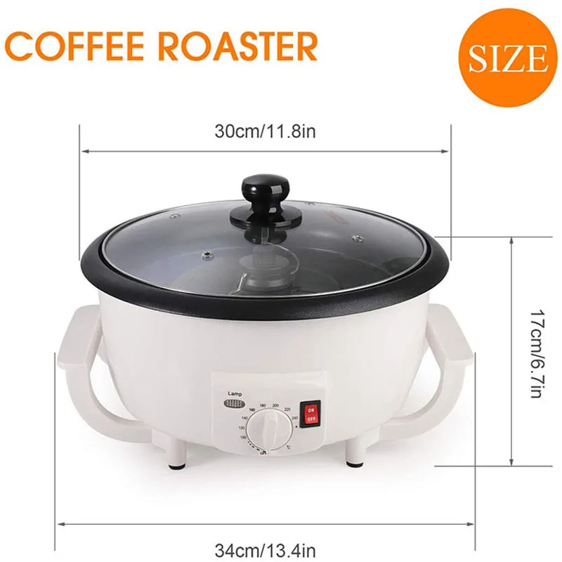 Electric Coffee Roasters Home Small Peanut Coffee Bean Baker Roasting Machine For Chestnut Soy