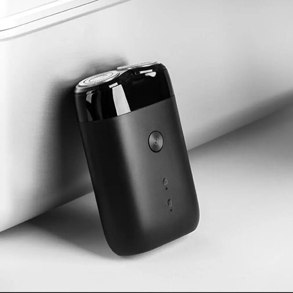 Xiaomi Mijia MSX201 электробритва для мужчин вращающаяся 2 плавающая головка портативная Водонепроницаемая перезаряжаемая бритва с USB