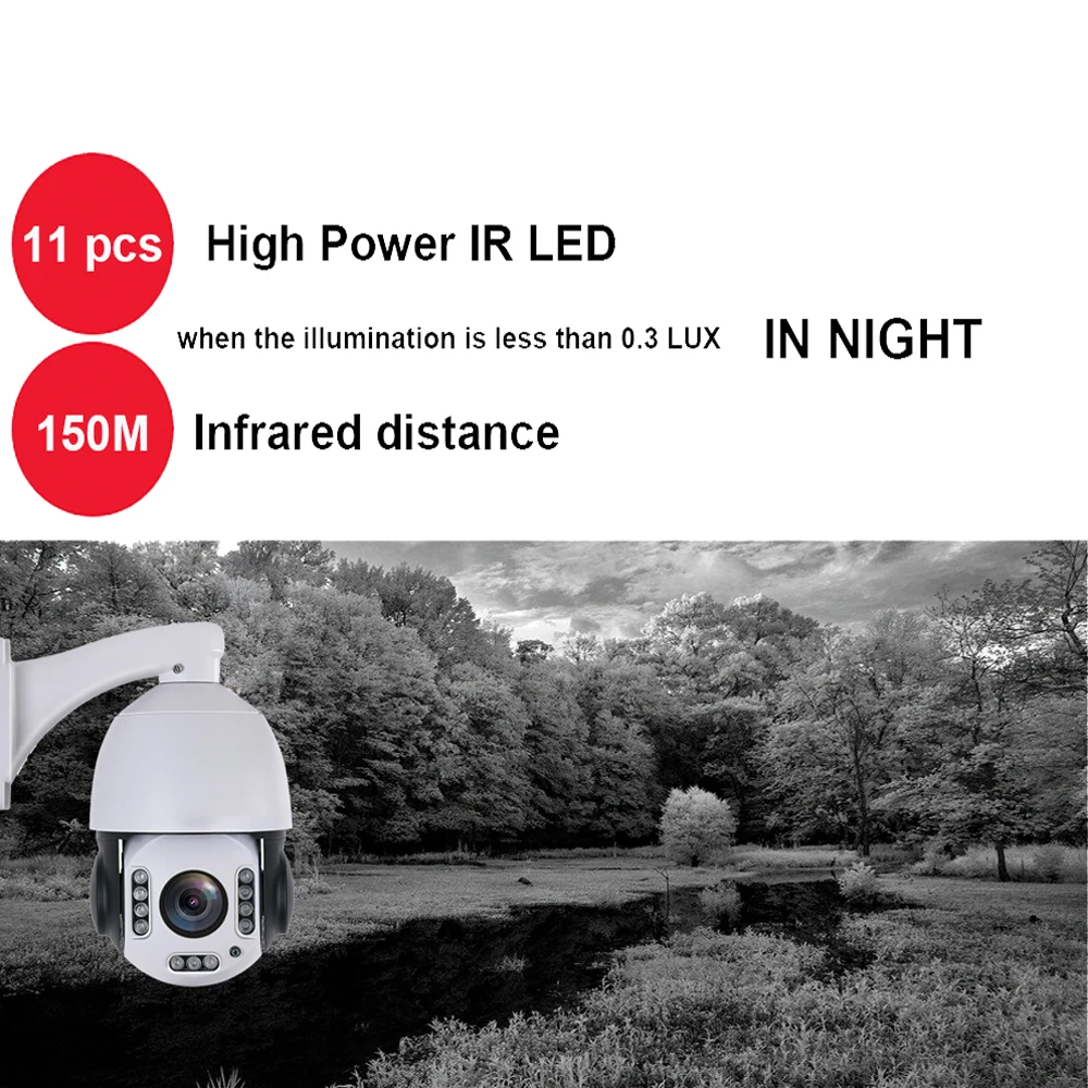 IMPORX 5MP 2592*1944 20X цифровой зум беспроводной Wifi автоматическое отслеживание