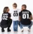 Семейная Подходящая Одежда Family Look Хлопчатобумажная футболка DADDY MOMMY KID BABY Funny Letter Print Number Топы Тройники Лето