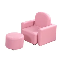 Многофункциональный Детский кожаный диван, легко чистится, маленький диван для мальчиков и девочек, милый детский диван, комбинированный диван для детей