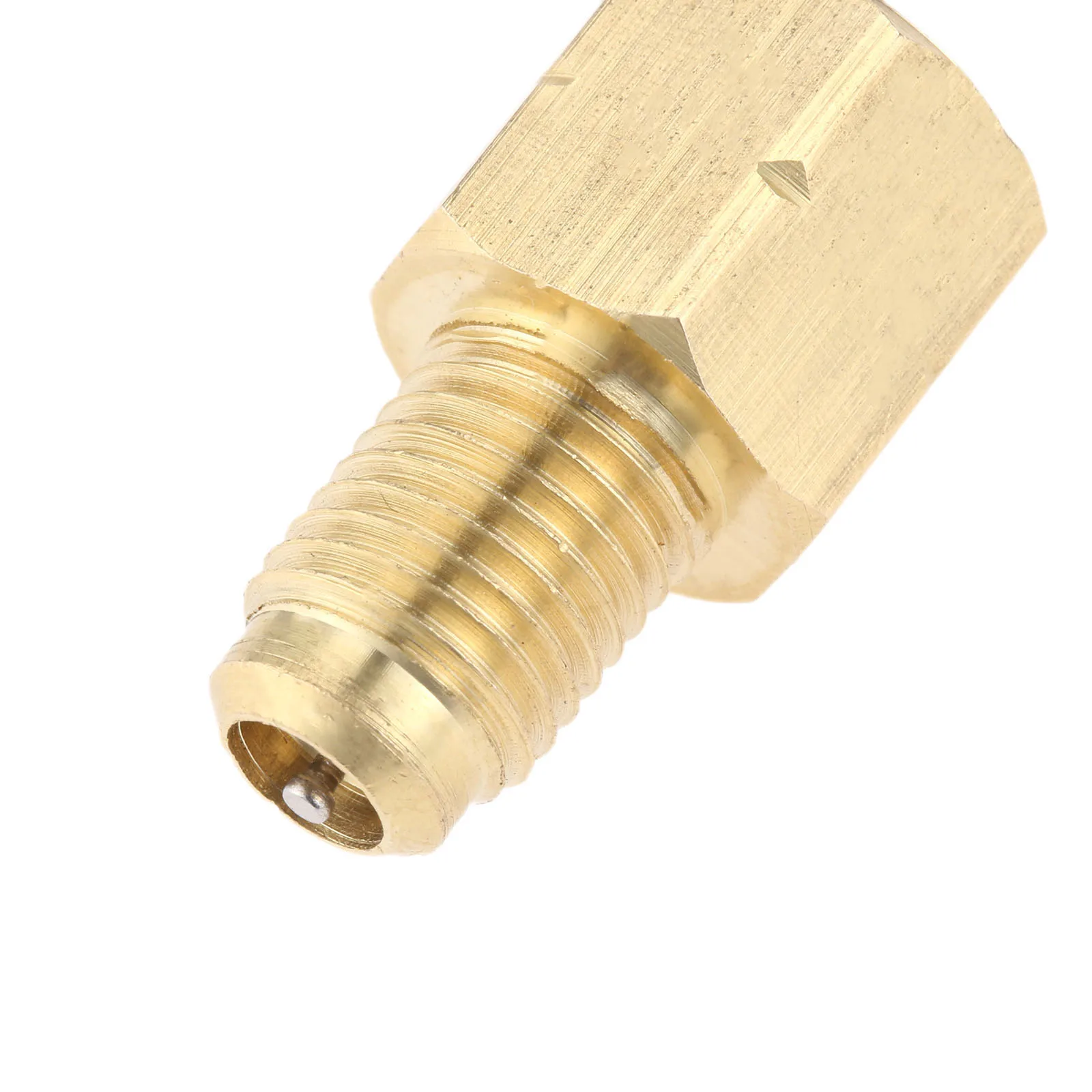 1 шт. R1234YF шланг к R134a адаптер для вакуумного насоса с клапаном сердечник 1/2 ACME LH X 1/4