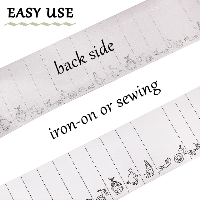 Clothing Marker Tags Washable Printing Tape Blank Garment Labels for Kids  Name Stamp Clothing DIY Sewing