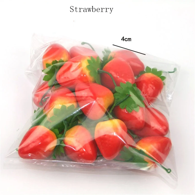 Искусственные мини-Яблоня поддельные фрукты предметы домашнего обихода орнамент декоративный ремесло еда фотографии моделирование Искусственные фрукты - Цвет: 20 packs