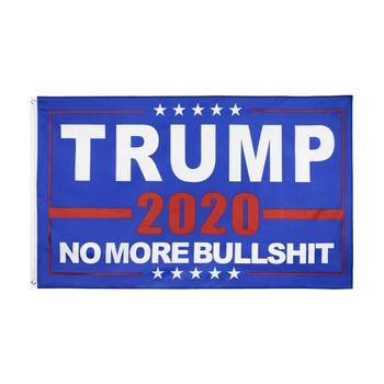 

90*150cm no more bullshit donald Trump Flag For 2020 President USA