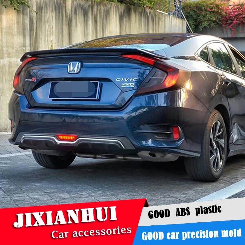 Для Civic Body kit спойлер 2016-2018 для Honda A ABS задний передний бампер диффузор защитные