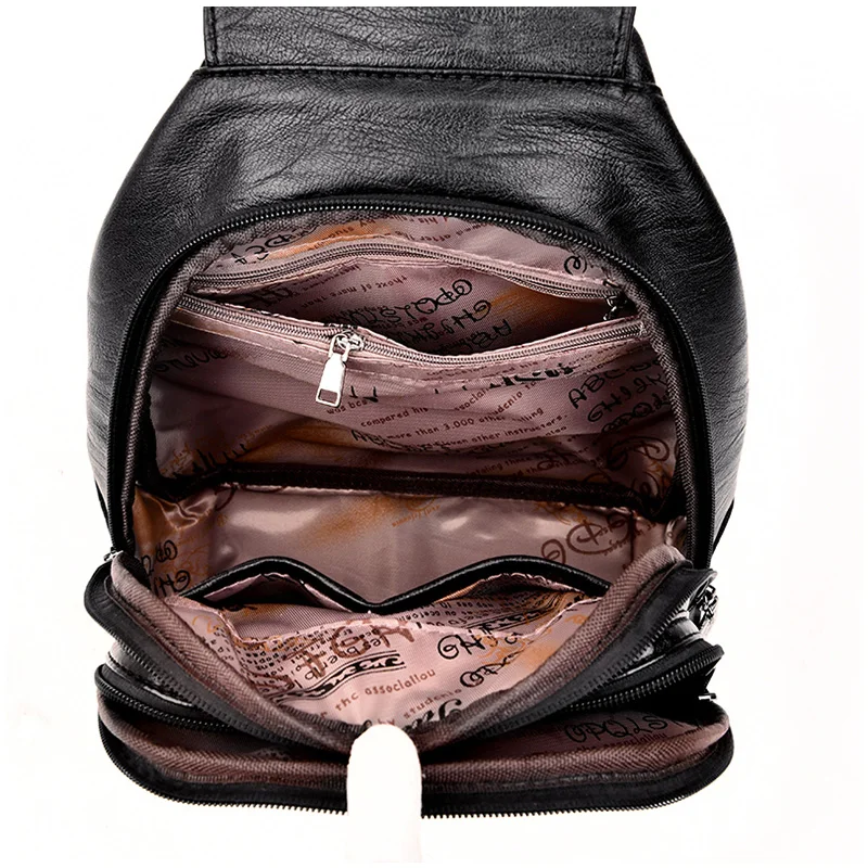 Ретро женские кожаные рюкзаки большой емкости Sac Dos дорожные женские сумки винтажный рюкзак женский кожаный рюкзак для девочек