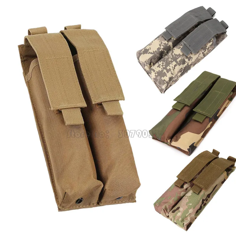 Airsoft Molle Double P90/ump Military Magazine Pouch Paintball Shooting