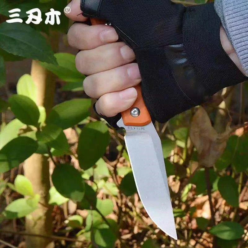 Нож для выживания Sanrenmu S611 с фиксированным лезвием рукоятка G10 из нержавеющей