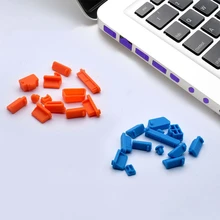 13 шт./компл. силиконовая заглушка от пыли для ноутбука Пылезащитная заглушка для компьютерных аксессуаров