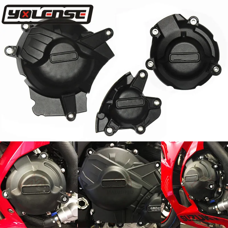 

For SUZUKI GSX-R1000 GSXR1000 GSXR 1000 2017-2019 Motorcycle Nylon Engine Stator Cover Guard Protection Side Shield Protector