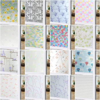 

450*1000mm Privacy Window Film Glass Door Film Adhesive Window Cling Stickers for Office and Home Decoration