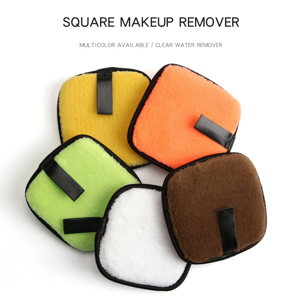 Мягкое полотенце из микрофибры для снятия макияжа, очиститель для лица, плюшевая пуховка, многоразовые очищающие тканевые подушечки, инструменты для ухода за кожей лица