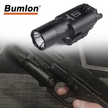 Тактический фонарь 500 люмен охотничий фонарь X300 ультра пистолет фонарь для ружья X300U оружие свет фонарик Глок 19 пистолет свет