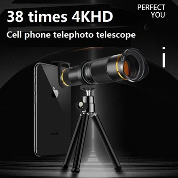 

38X Telescope Zoom Lens Monocular Mobile Phone Camera Lens for iPhone Samsung Android Smartphones