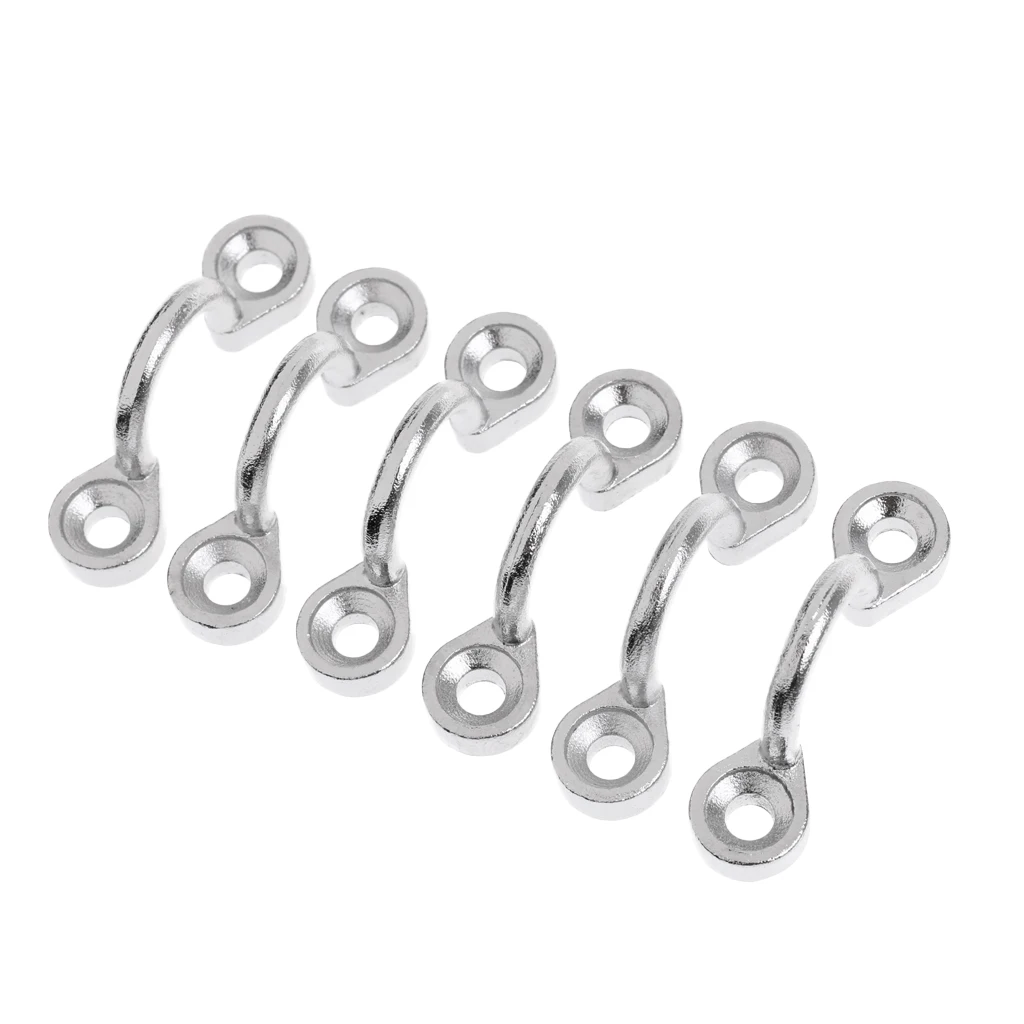 6 Pieces Of Pipe Clamp Bracket Clamp For Fastening And Mounting Clips, 316 Stainless Steel