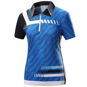 Nowe koszulki Badminton 2020 mężczyźni kobiety koszulka golfowa koszulki tenisowe koszulka do tenisa stołowego koszulki sportowe Quick dry siatkówka 3006 tanie i dobre opinie NoEnName_Null Poliester Krótki Anty-pilling Oddychająca Szybkie suche Koszule Pasuje prawda na wymiar weź swój normalny rozmiar