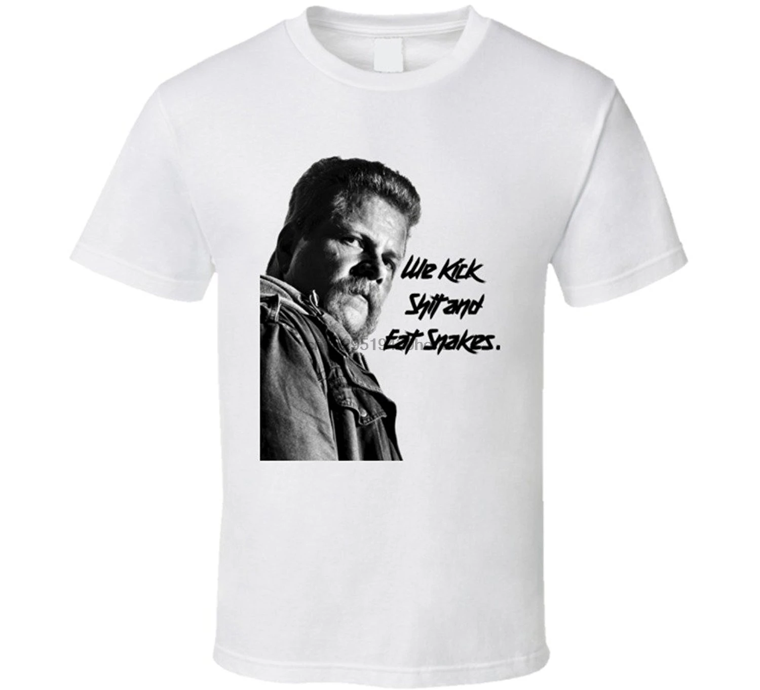 Мужская летняя футболка Ходячие мертвецы сезон 7 финал Авраама цитаты мы пинаем