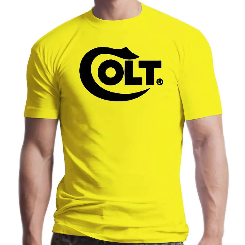 Colt Black Logo Long Sleeve Shirt 2nd Amendment Pro Gun Rights Tee Rifle Pistol 