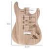 Handcrafted Sanding Electric Guitar Replacement Unfinished Sycamore Polished Body Guitar DIY Guitar Parts Accessory ► Photo 1/6