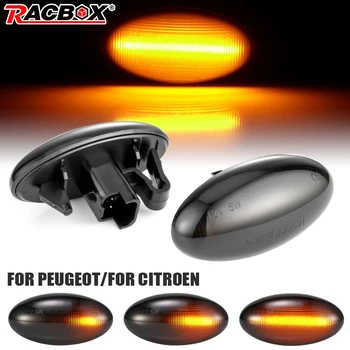 

Car LED Side Marker Dynamic LED Turn Signal Light Amber Lights For Peugeot 307 206 207 407 107 For Citroen C1 C2 C3 C5 C6 Jumpy
