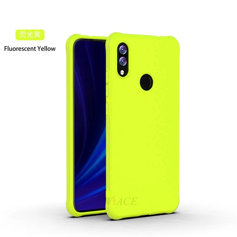 Fluorescent yellow Подушка безопасности для противоударный мягкий ТПУ чехол для samsung galaxy a30 a50 a70 a40 a20 a10 a30s a40s a50s a20s a10s ультра тонкая накладка-чехол на заднюю панель - Цвет: Fluorescent yellow
