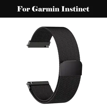

Milanese Loop strap Watch band 14mm 16MM 18MM 20MM 22MM Stainless Steel Bracelet For Garmin Instinct