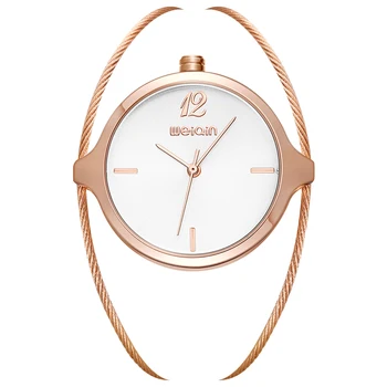 

2019 New Fashion Brand Simple women Watch Stainless Steel Bracelet Watch Waterproof Quartz Watch Relogio Feminino Reloj Mujer