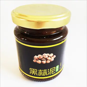 

Mashed Black Garlic Sauce Made of Fermented Raw Garlic Extract No Additives Instant Health Food 150 g / Can