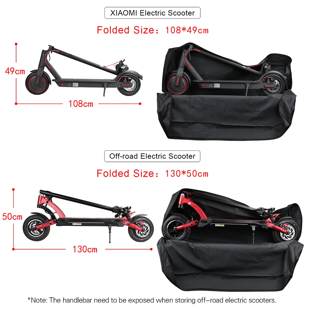 Rhinowalk RF085 Water Repellent Storage Bag Electric Scooter Case - Image 4