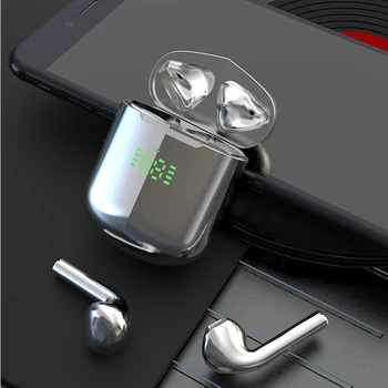 

New TWS wireless earphones bluetooth Earphone with LED display earphone HiFi Stereo earphone Earbuds for all smart phone