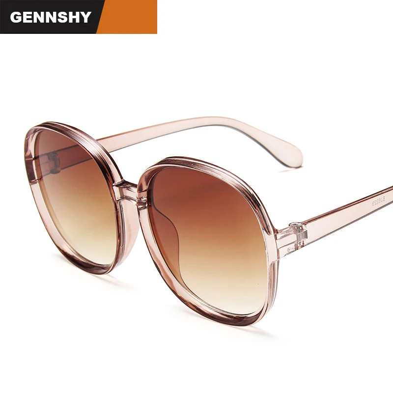 2020 популярные круглые пластиковые солнцезащитные очки в стиле ретро женские