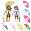 Doll Umbrella BJD 1/3 1/4 Mini Umbrella Rain Gear For 18 Inch American Of Girl`s &43Cm Baby New Born Doll Zaps Generation Toy ► Photo 3/6