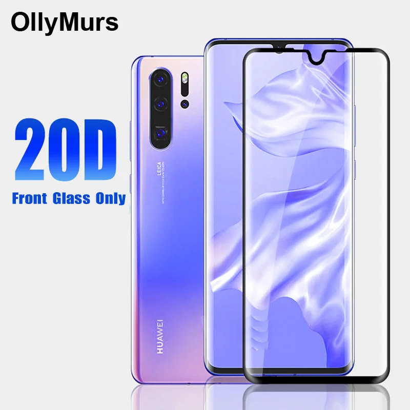 2 в 1 для huawei P30 Pro P30 Lite стеклянная пленка для камеры Защитная пленка для экрана закаленное стекло для huawei P30 Light P 30 - Цвет: Front glass Only
