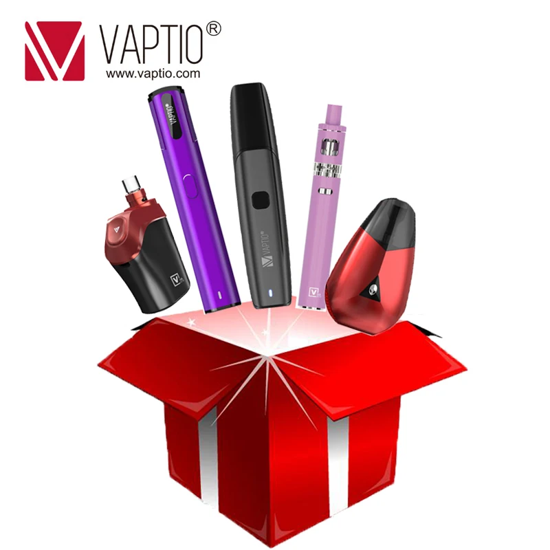 [Благоприятные комплект на 12,12] Электронная сигарета подарок Vaptio P1 комплект 50 Вт испаритель 2100 мАч встроенный аккумулятор 2/3 мл!! атомизатора катушки