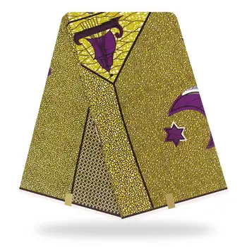 

100% cotton Ankara African wax cloth guaranteed veritable real dutch wax prints fabric African patchwork textiles DF-258