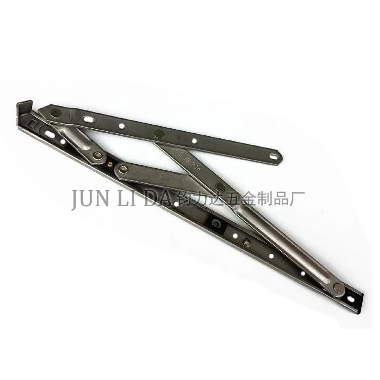 

304 Stainless Steel Four-bar Links 22 Square Groove Window Stay Aluminium Windows Flat Open Dagger Hinge Heavy Duty Hanging on t