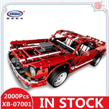 

IN STOCK XINGBAO 07001 Block 2000Pcs Creative MOC Series The 2014 Muscle Car Set Educational Building Blocks Bricks Toy Model