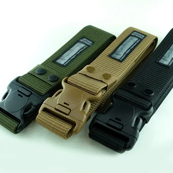 

Belt Labor Protection Outdoor Canvas Military Fan Tactical Belt Men's Safety Anti-fall Wear-resistant Adjustable Nylon Lifeline
