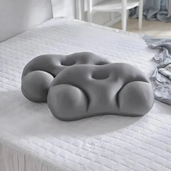 

All-round Cloud Sleep Pillow 3D Deep Sleeping Neck Support Pillow Ergonomic Orthopedic Massage Memory Foam Egg Sleeper Pillows