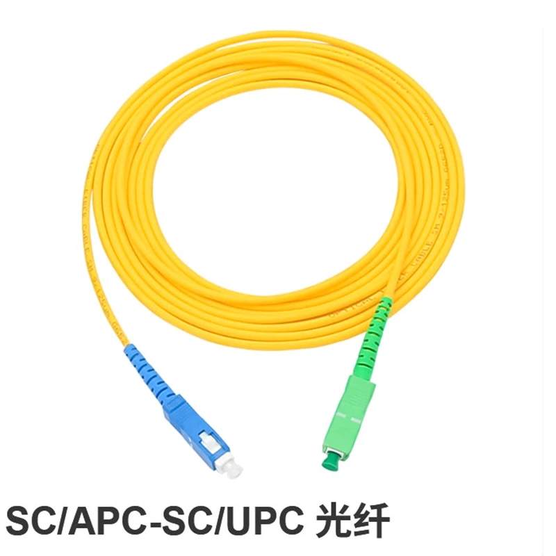 Upgrade Your Network: Single Mode Fiber Optic Jumper Cable, 3mm, 1m-40m Length, APC-LC-FC-ST to UPC-SC-LC-FCSC/APC-SC/APC-SM. Fast, Reliable Connectivity! Description Image.This Product Can Be Found With The Tag Names Fiber optic jumper cable apc, Fiber optic patch cable jumper, Patch cord fiber optic fc sc, Sm lc fiber optic jumper cable