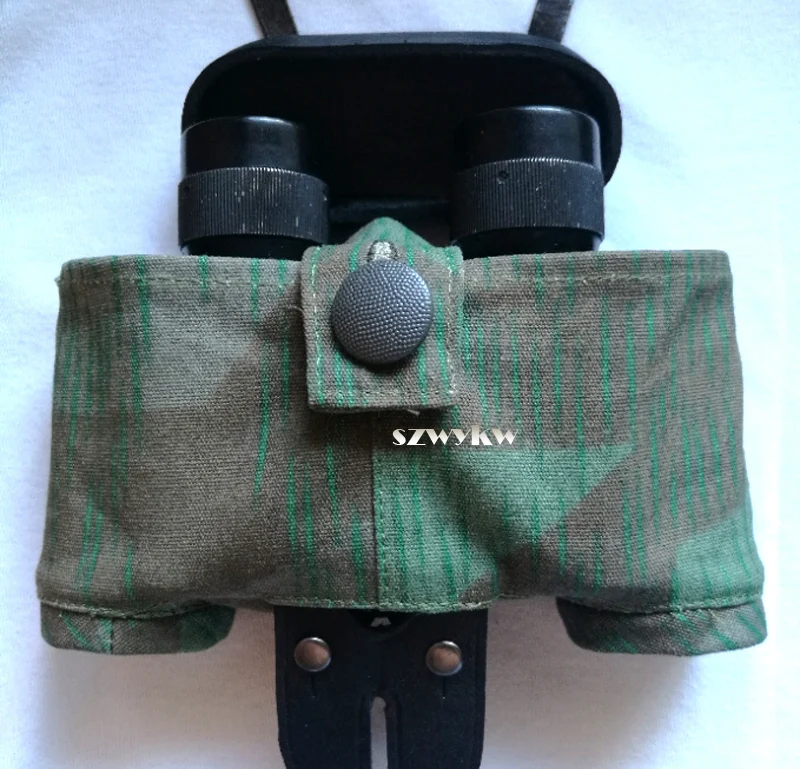 Repro WWII German WH Elite Binocular Cover Splinter Camo For 6/8x30