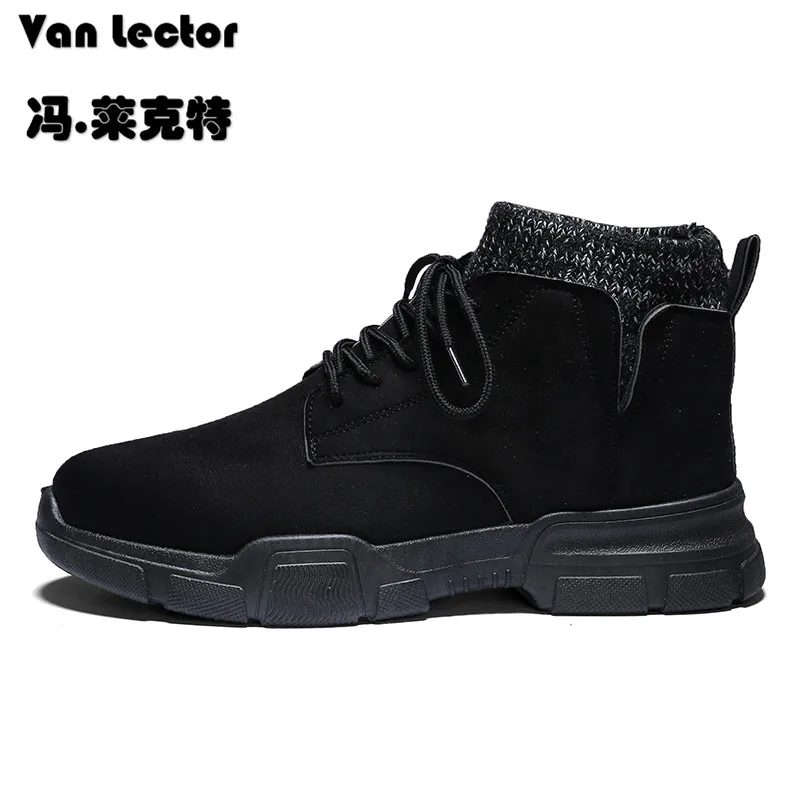 Winter Men Shoes New Trend Snow Boots Male Thick Warm Casual Sandals Popular Cotton British Style Chaussure Sneakers |
