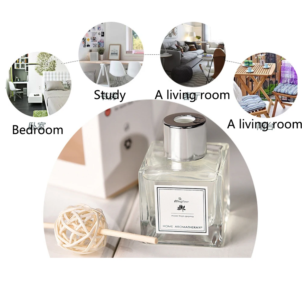 

Aroma Diffuser Set Office Aromatherapy Exquisite Decoration Fragrance DIY No Fire Rattan Sticks Home Portable Relieve Stress Car