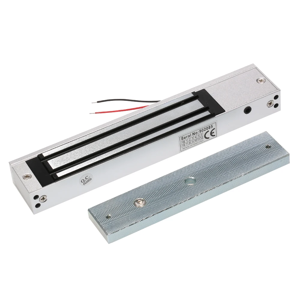 

OWSOO 280KG Electric Magnetic Lock 600lbs Holding Force For Door Access Control System Electromagnet Fail-Safe NC Mode DC 12V