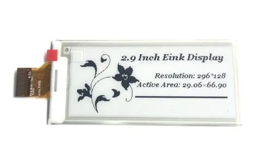 2 9 дюймов 24PIN SPI черный белый цвет E-INK E-Бумага Экран дисплея SSD1680 Водительская