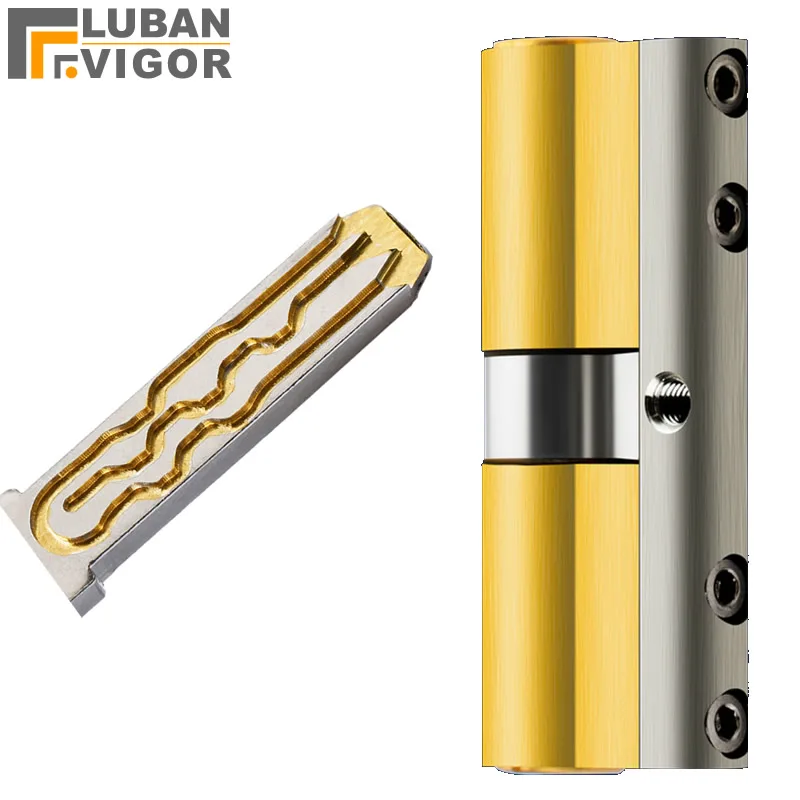 Super C grade, anti-theft copper lock cylinder,Universal,Anti-Pry Lock Anti-technology cracking,Security door Lock cylinder afbeelding