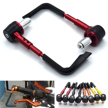 

1 Pair 7/8" 22mm Motorcycle Brake Clutch Lever Guard Protectors Aluminum Motorbike Brake Clutch Levers For Yamaha FZ1 FZ8 XJ6