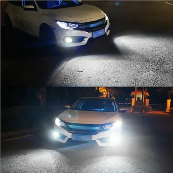 

Driving Fog Light Lamp White+Yellow Waterproof Bulbs 4800LM DC 12V-24V